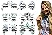 6 Sets Face Jewels, Stick On Gems, Glitter, Gem-Stones, Rhinestones Stickers, Temporary Tattoo - Self-Adhesive, Bindi, Mermaid Crystals. Accessories For Body, Women, Festivals, Rave, or Party