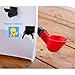 Versatile 10 Pack Red Chicken Water Cups with 1/2 inch PVC Mounting Hardware Poultry Waterer from Quail to Ducks …