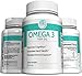 Pure Nutrinex Omega 3 Fish Oil Pills to Support Heart, Brain, Immune and Joint Health with 3000mg Fish Oil and 840mg EPA and DHA Daily. No Fishy Aftertaste. 60 Softgels.