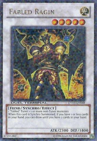 Yu-Gi-Oh! - Fabled Ragin (DT03-EN088) - Duel Terminal 3 - 1st Edition - Ultra Rare