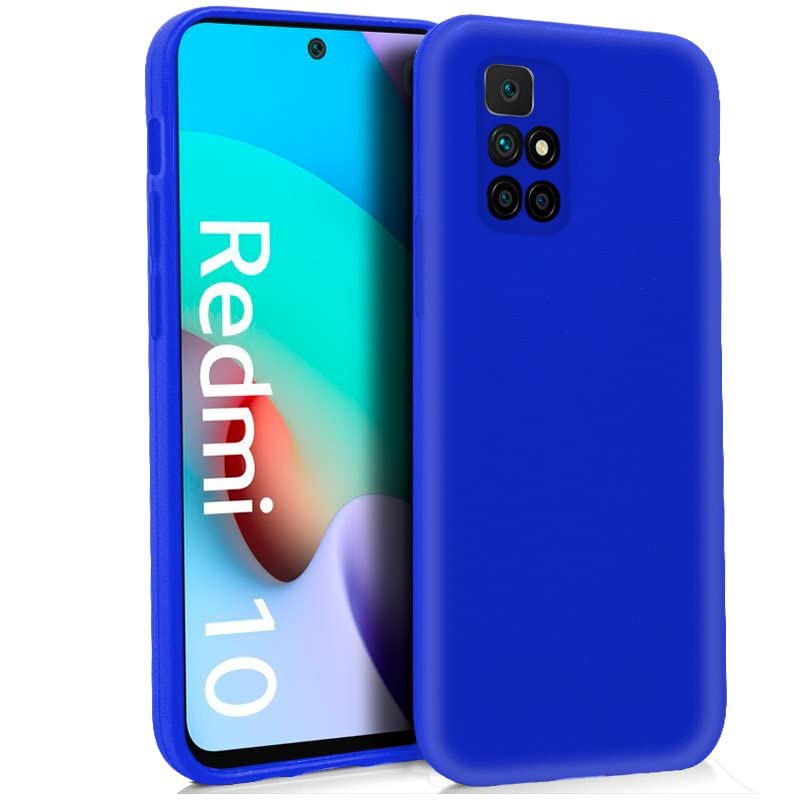 Cool Silicone Case for Xiaomi Redmi 10 (Blue)
