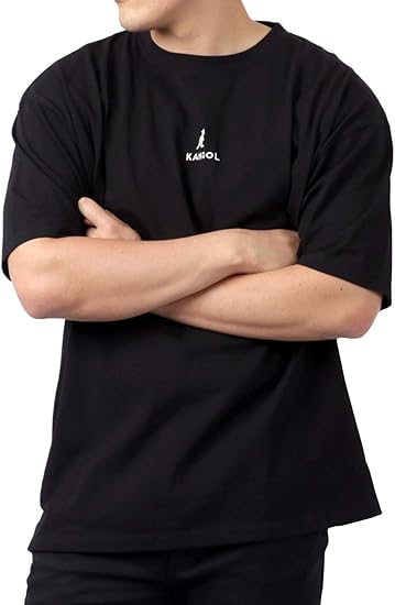 Amazon カンゴール Tシャツ メンズ 大きいサイズ バック ロゴ プリント 半袖 ティーシャツ ブラック 3l Tシャツ カットソー 通販