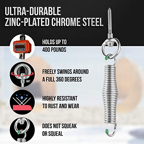 SwingMate Hanging Chair Kit 360° Rotation for Ceiling Mount Swivel