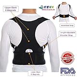 The Best Adjustable Back Posture Corrector & Clavicle Support Brace.Shoulder Alignment.Exercises and Correction Perfect Product For Men and Women (L-Large)