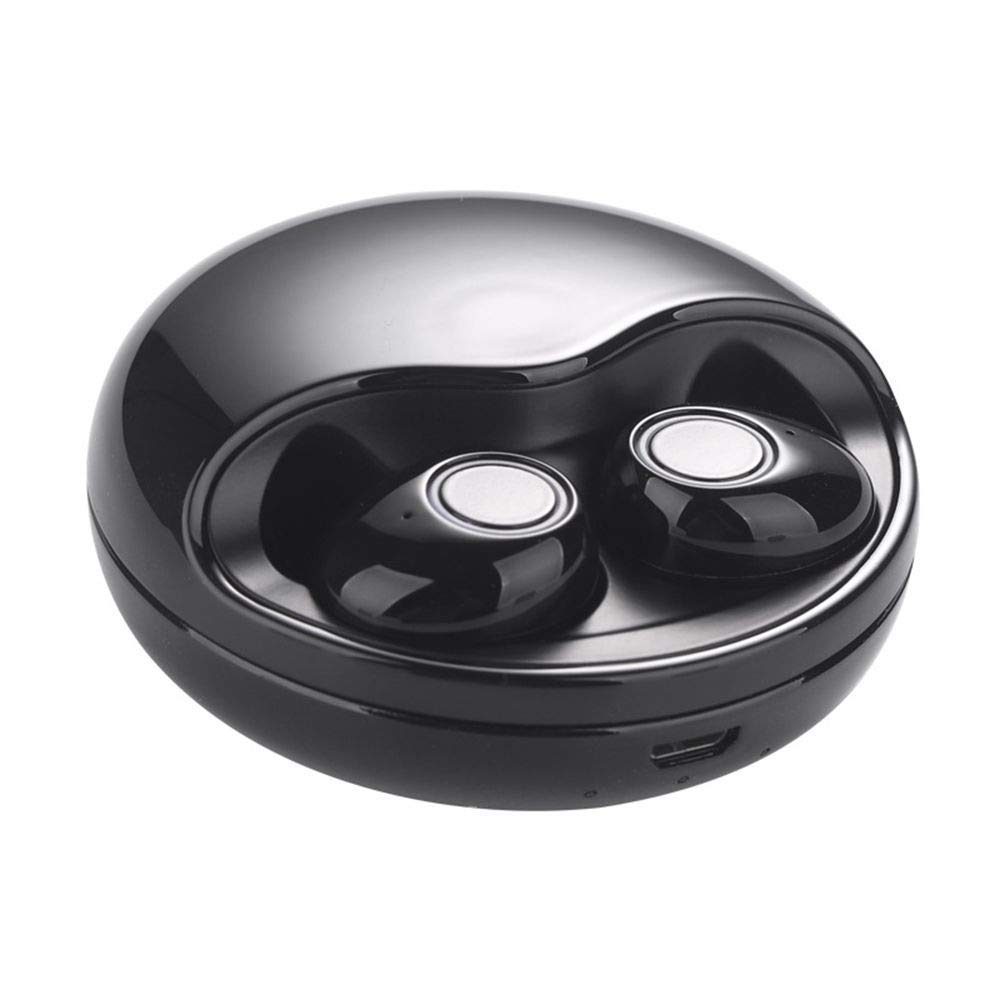 K10 TWS True Wireless Stereo Headsets,Bluetooth 5.0 in-Ear Earbud Headphones,Intelligent Noise Canceling, IPX5 Waterproof Earphone Twins In Ear Mini Wireless Earphones with Magnetic Charging Case