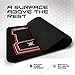 ONEXELOT MP-35 Gaming Mouse Pad,Waterproof, Stitched Edges, Ultra Thick Silky Smooth 13.77 x 9.85 x 0.2 inches … (Large)