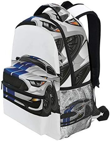 KVMV Modern American Muscle Race Rally Car in Stylish Fancy Drive Formula Bag