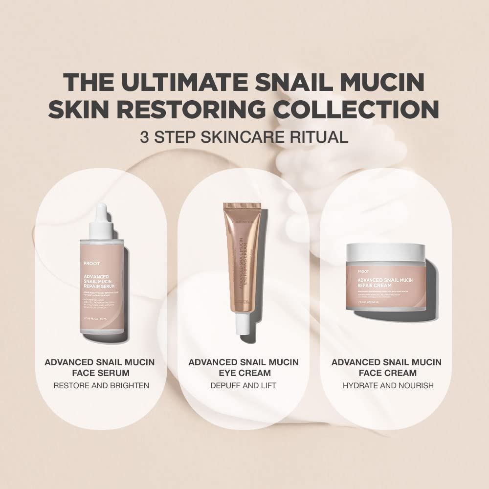 Snail Eye Cream | Advanced Snail Mucin Eye Cream | Snail Mucin Eye Cream | Snail Mucin Eye Cream with High Concentrate of Snail Secretion Filtrate | Snail Eye Cream with Natural and Innovative Complex | Korean Moisturizer Snail Eye Cream with 96% Snail Mucin Extracts | Snail Eye Cream for Sensitive and All Skin Type | Formulated with Snail Mucin, Centella Asiatica, Rosemary and Other Natural Ingre