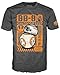 Star Wars The Force Awakens Funko POP Movie Poster BB-8 Adult T-Shirt
