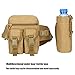 Tactical Fanny Pack, Hoanan Military Waist Pack Pouch With Water Bottle Pocket Holder Hip Belt Bag Outdoor Molle Pack for Hiking Camping Hunting Fishing Traveling