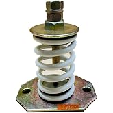 Easyflex Open Spring Mount Isolator, 352 lbs Capacity, 1" Deflection (White, Pack of 4) Total Load 1408 lbs