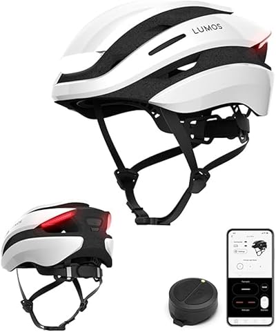 Lumos Ultra Smart Bike Helmet with Front Back LED Lights Turn Signals