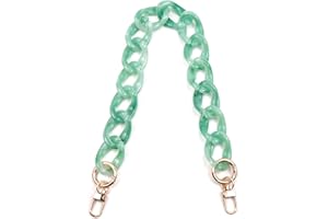 Savagrow 17.7"/45cm Fashion Shoulder Bag Strap Handbag Chain Strap for DIY Accessories & Bag Replacement, Green