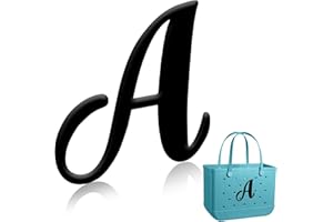 ZEOXUER Letter Charms for Bogg Bag, Decorative Bogg Bag Letter Charms, Lettering Accessories, Bogg Bag Charm Insert Lettering, Alphabet 3D Letters for Personalizing Handbag DIY