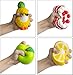 Jumbo Fruit Squishies Slow Rising Toys Extra Large Squishy Set of 8. Perfect for Indoor Games, House Decoration, Education, Stress Relief. Strawberry Cake Apple Peach Lemon Banana Pineapple Watermelon