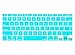 Kuzy - TEAL Keyboard Silicone Cover Skin for Macbook / Macbook Pro 13 15 17 Aluminum Unibody