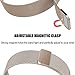 hooroor for Fitbit Ionic Bands Small and Large for Women Men, Fully Magnetic Closure Clasp Mesh Loop Milanese Stainless Steel Metal Band (Champagne Small)