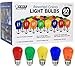 Feit Electric COMINHKPR92889 Multicolor Light Bulbs (60 Pack), 60 Count (Pack of 1), Assorted