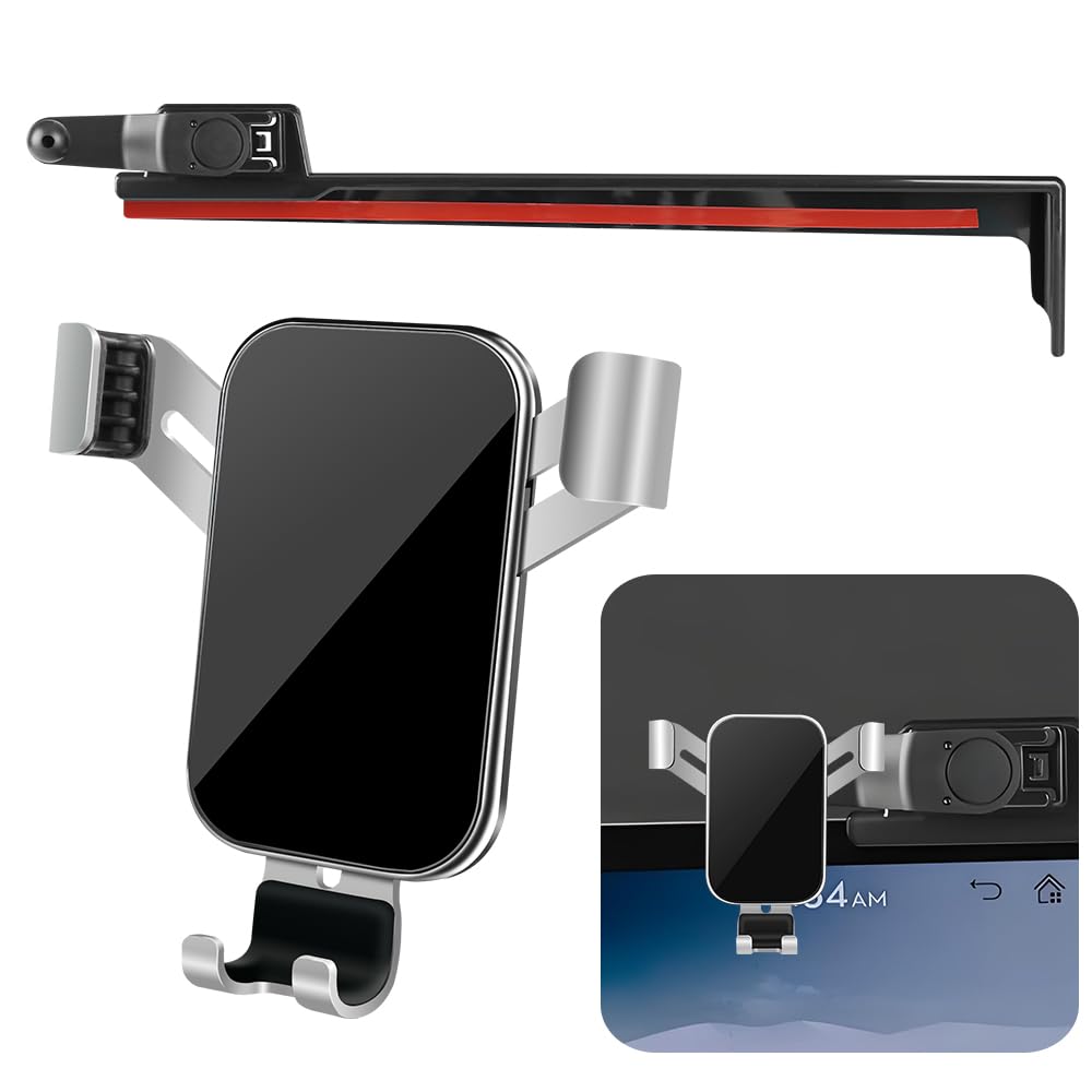 Photo 1 of LUNQIN Car Phone Holder for Genesis GV70 2026 and Genesis G80 2025 2026, GV80 2025-2026 Auto Interior Accessories Best Cell Phones Mount Cellphone Mobile Cradle Charging Navigation GPS Screen Stand