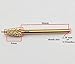 PRO Gold Medium Carbide Bit, Tapered Barrel Bit, Size: 3/32