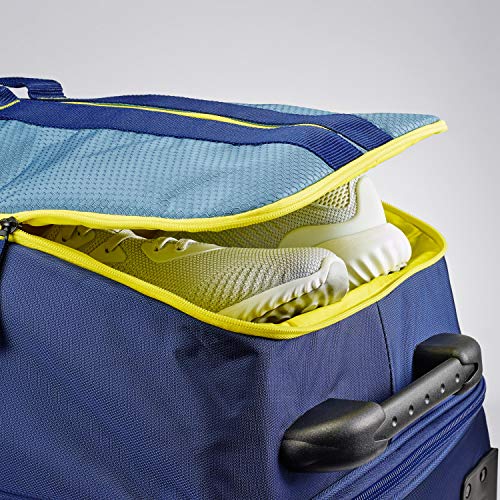 High Sierra Dells Canyon Wheeled Duffel Bag, Graphite Blue/True Navy