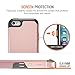 Trianium iPhone SE Case, [Protak Series] Ultra Protective Cases for Apple iPhone SE (2016) & iPhone 5S 5 [Rose Gold] Dual Layer + Shock-Absorbing Hard Bumper Cover