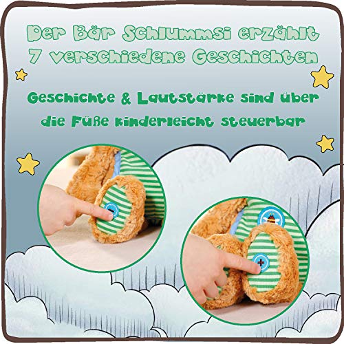 NICI Schlafmützen Schlummergeschichten-Bär Schlummsi in grünem Pyjama – Kuscheltier Teddybär – Gutenachtgeschichten… – Bild 6