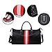 Beatfull Designer Nylon Gym Bag, Fashion Durable Duffel Bags, Waterproof Sports Gym Bag with Shoe Compartment