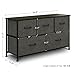 CHIFONG Dresser with 5 Drawers Fabric Storage Tower, 39.4
