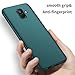 kqimi Samsung Galaxy A6 Case [Ultra-Thin] Premium Material Slim Full Protection Cover For Samsung Galaxy A6 2018 (Gravel Green)