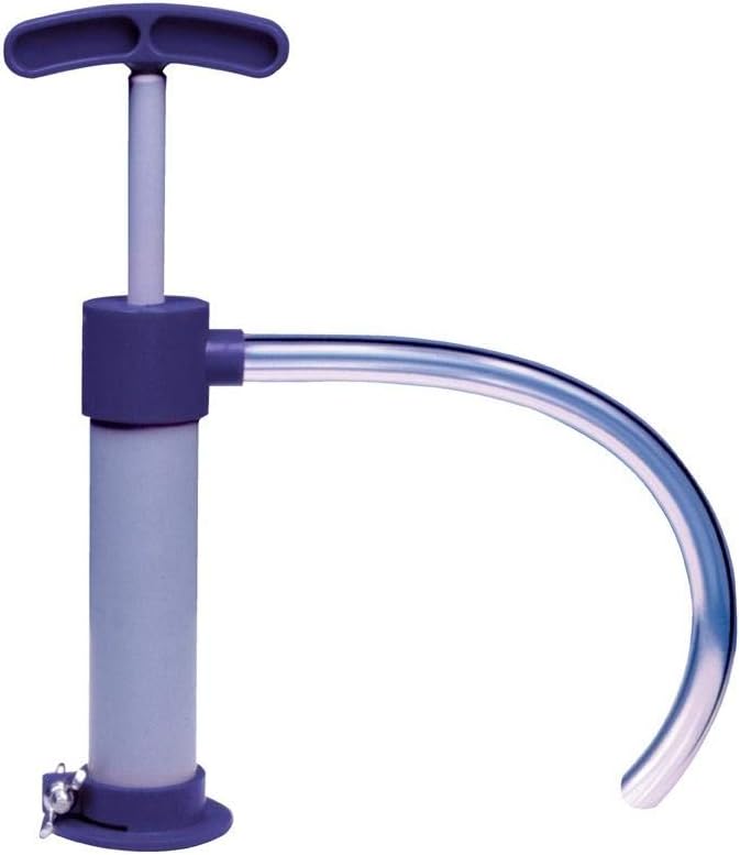 Action Pump 507 22 oz. PVC Piston Drum Pump with 36" Discharge Hose