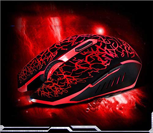 ZXC Illuminated Mouse USB Cable Optical Gaming Mouse Four-Speed Mobile Internet Cafe Business Office Entertainment - Thumbnail 3