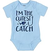 Brisco Brands Crawl Walk Fish Hunt Outdoor Lover Baby Romper Boys or Girls