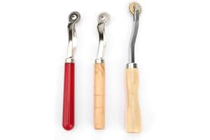 Tracing Wheel Set, 3 Pieces, Sewing Pattern Marker and Cutting Tool for Leather, Paper, Fabric