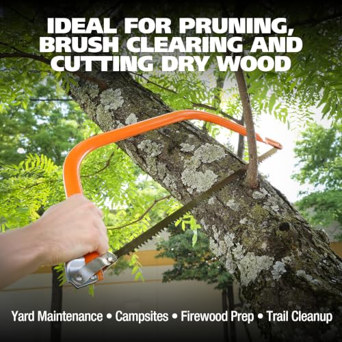 GreatNeck 21 Inch Bow Saw for Brush Clearing and Dry Wood Cutting photo 7