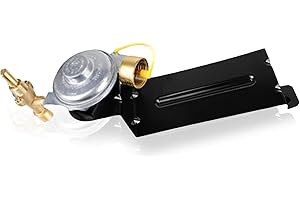 GERTRDTI 80476 Gas Grill Valve Regulator, Compatible with Weber Gas Grill Parts: Q200/Q220 Series 394001, 396000, 396001, 396002, 566001, 566002, Grill Regulator for Weber