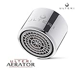 Aerator for Kitchen, Bathroom Faucet, 55/64 Inch Female Thread, Water Saving Flow 1.5 GMP, Brass, Polished Chrome