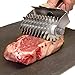 The Sausage Maker - High Steaks Roller Meat Tenderizer Tool (Manual) Razor Sharp Stainless-Steel Rollers for Optimal Tissue Penetration on Thick, Tender Red Cuts | No Hammer or Mallet Needed