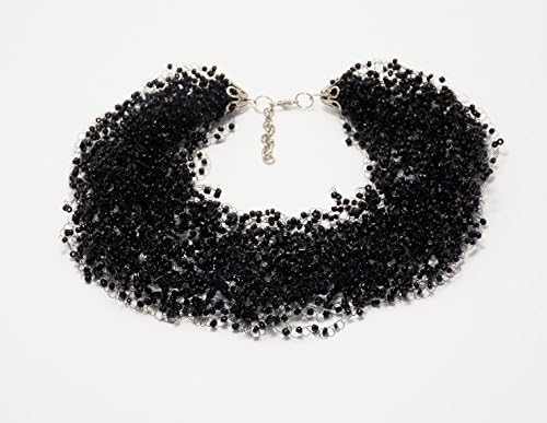 Handmade Black jewelry Agate necklace Gothic jewelry Black necklace Statement necklaces Goth necklace Gothic necklace Agate jewelry trendy