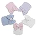 Gellwhu 1-5pcs Sparkle Gem Newborn Baby Girl Nursery Beanie Hospital Hat With Bow