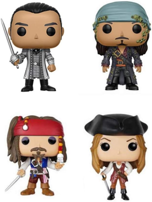 Yingjianjun POP Model! Movie Character Model(4-piece) Pirate Sailor Captain Action Role Model