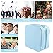 JIDUO Duomiila Small Jewelry Box, Travel Mini Organizer Portable Display Storage Case for Rings Earrings Necklace,Gifts for Girls Women (Blue)