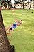 b4Adventure NinjaLine Ninja Climbing Rope with Foot Holds, Assorted Color, 8'