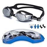 Street Tribe Swim Goggles, Swimming Goggles, Professional Swim Goggles,Triathlon Goggles,Anti-Leakage, Anti-Fog,Anti-UV, for Adult Men Women Youth Kids Child