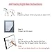 LED Light Box, GLISTENY Stencil Board Drawing Board Tracing Light Box Sketching Artcraft Board 3 Dimmable for Stenciling 2D Calligraphy Embossing Scrapbooking Tattoo (A4 DC)