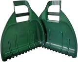 ACCURATE Set of 2 Leaf Grabbers Forest Green Lightweight Durable 45x41x6.4cm view 2