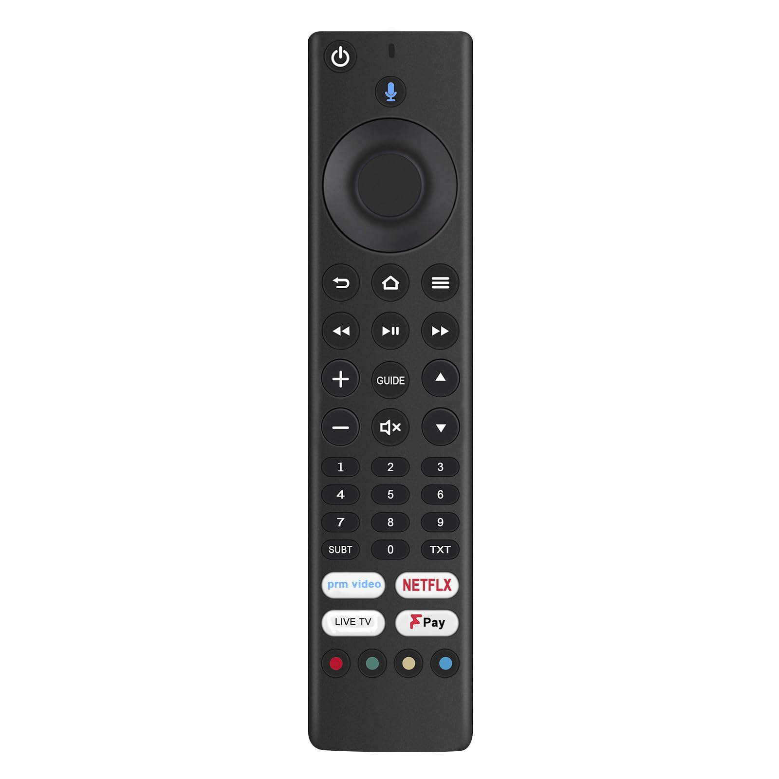 Replacement Voice Remote Control RM-C3255 Fit for JVC TV Edition Smart FHD LED TV LT-32CF600 LT-40CF700 LT-43CF700 LT32CF600 LT40CF700 LT43CF700