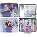 Disney Lunch Box Tin Beauty Set Includes: Nail Polish, Lip Balm, Eye Shadow, Lip Gloss, Toe Spacer, Applicator, Nail File and a Brush (Frozen)
