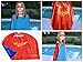 SPESS Superhero Capes Kids Birthday Party Favor Idea Dress Costume 4 Set with Mask and Bags for Girls Reversible Stain Cartoon Cape
