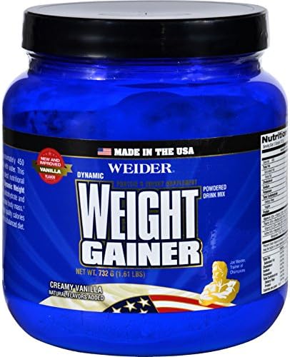 2Pack! Weider Global Nutrition Weight Gainer - Dynamic - Powder - Vanilla - 1.65 lb